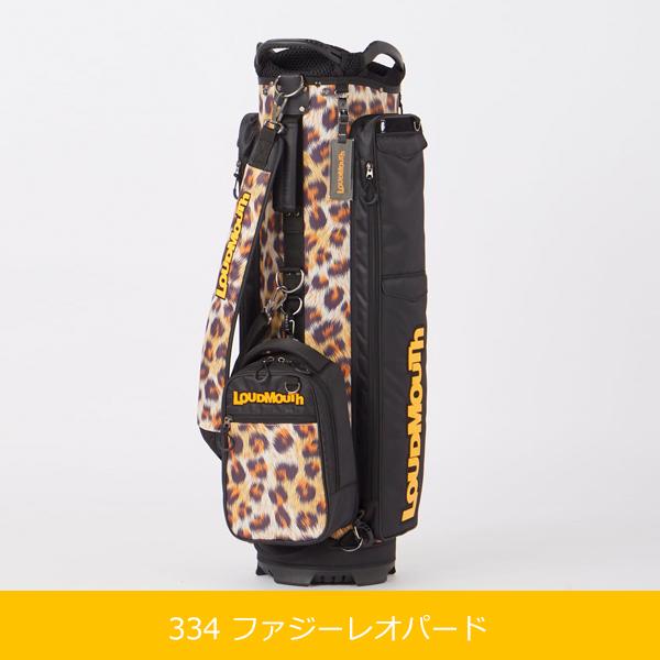 Loudmouth ヒョウ柄キャディバッグ　ラウドマウス 30％オフ！ / ラウドマウス キャディバッグ 9型 2.6kgs 47インチ対応