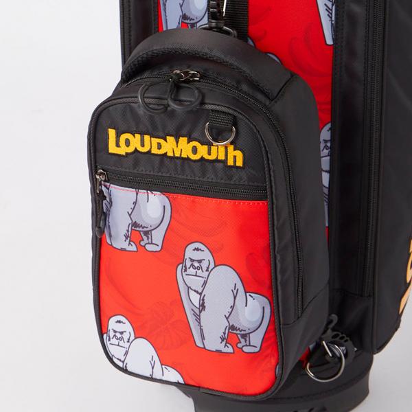 LOUDMOUTh キャディバッグ+ヘッドカバー×6+ポーチ 8点 ラウドマウス LOUDMOUTh キャディバッグ+ヘッドカバー×6+ポーチ 8点 ラウド