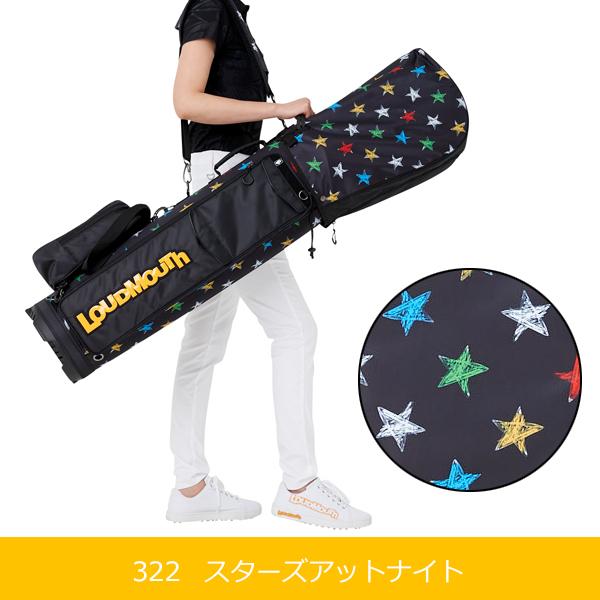 Loudmouth キャディバッグ　ヘッドカバーセット　未使用　※別売り可 LOUDMOUTH 22年春夏新色 ラウドマウス キャディバッグ 9型 2.6