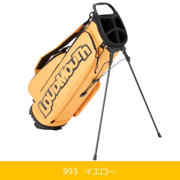 LOUDMOUTH ゴルフバッグ 超軽量スタンドバッグ 8.5型 Classic Words/クラシックワーズ