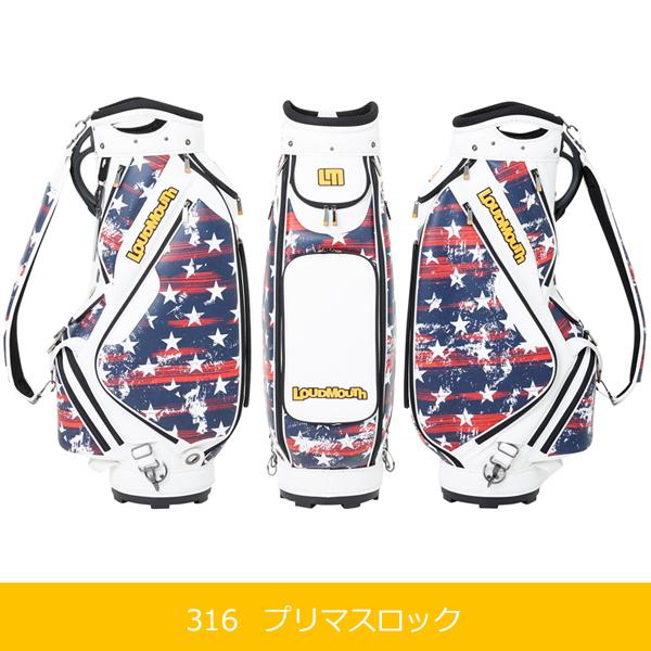 LOUDMOUTH 22年春夏新色 ラウドマウス ゴルフ キャディバッグ
