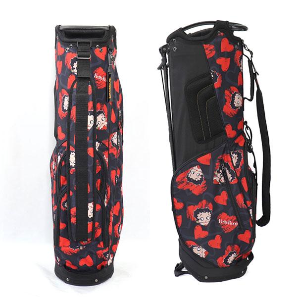 【新品】ラウドマウス ベティコラボ キャディバッグ ヘッドカバー まとめ売り LOUDMOUTH（ラウドマウスゴルフ） ベティコラボ 約1.38kgs ラウド