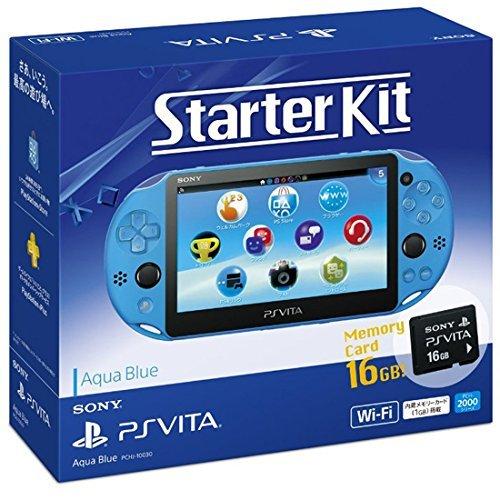 Playstation Vita Starter Kit アクア ブルー Kit 型番 Vita A B01bshk68e Alphak