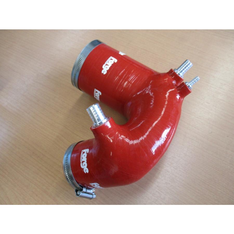 FORGE ABARTH アバルト595 フォージ インテークホース赤 + ブレイザー  