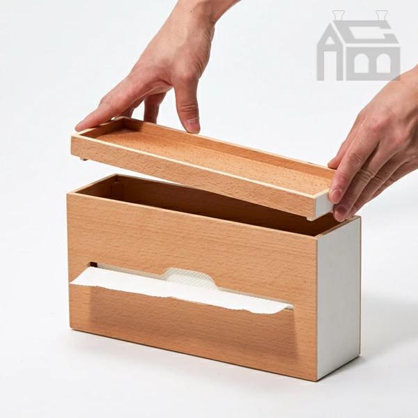ideaco Roof Paper Box Slim イデアコ ルーフペーパーボックス スリム  ローションティッシュ/キッチンペーパー/ペーパータオルケース/キッチン/リビング |  | 03