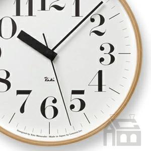 Lemnos Riki Clock レムノス リキ クロック RC WR20-02 WH 電波時計  掛け時計 かけ時計 |  | 01