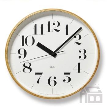 Lemnos Riki Clock レムノス リキ クロック RC WR08-27 WH 電波時計 [掛け時計/かけ時計] | 