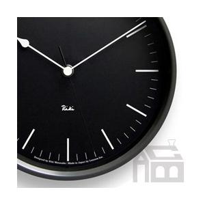Lemnos　Riki Steel Clock レムノス リキ クロック RC　WR08-24 電波時計 [掛け時計/かけ時計] | 