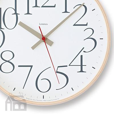 Lemnos AY clock RC レムノス エーワイクロックアールシー AY14-10  [電波時計/掛時計/掛け時計/かけ時計/壁掛け/北欧/おしゃれ/デザイン時計/インテリア時計] | 