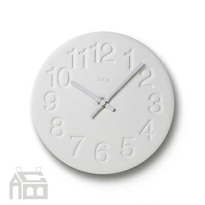 Lemnos 珪藻土の時計 掛時計 LC11-08   壁掛け時計/かけ時計/北欧/ウォールクロック/壁時計/デザイン時計/インテリア時計 |  | 01