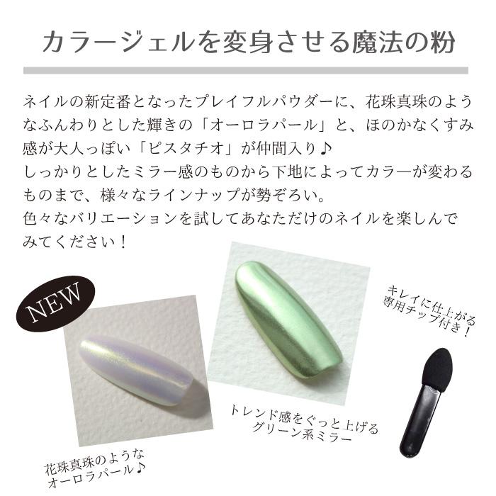新色15色】ミラーネイル ミラーパウダー クロムパウダー プレイフル