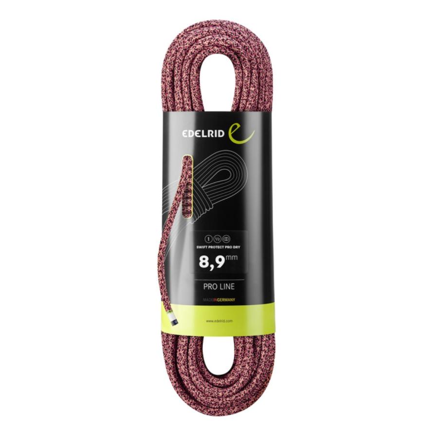EDELRID エーデルリッド カナリープロドライ 8.6mm ピンク 70m 新体操