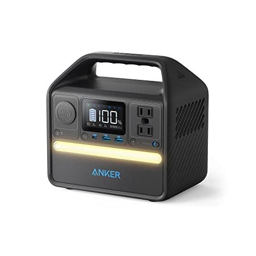 Anker 521 Portable Power Station (PowerHouse 256Wh) (6倍長寿命 ポータブル電源 256Wh) 【リン酸鉄リチウムイオン電池/充放電サイクル3000回以