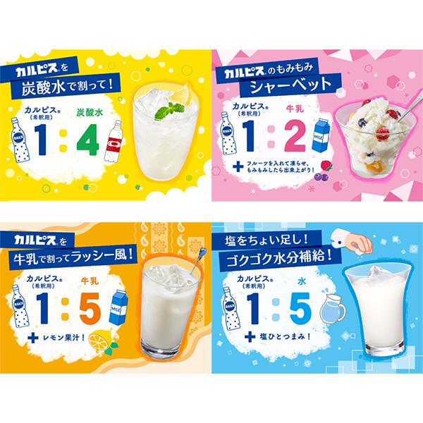 カルピス 4本 アサヒ 希釈用 原液 業務用1000ml紙パックから 選べる4本