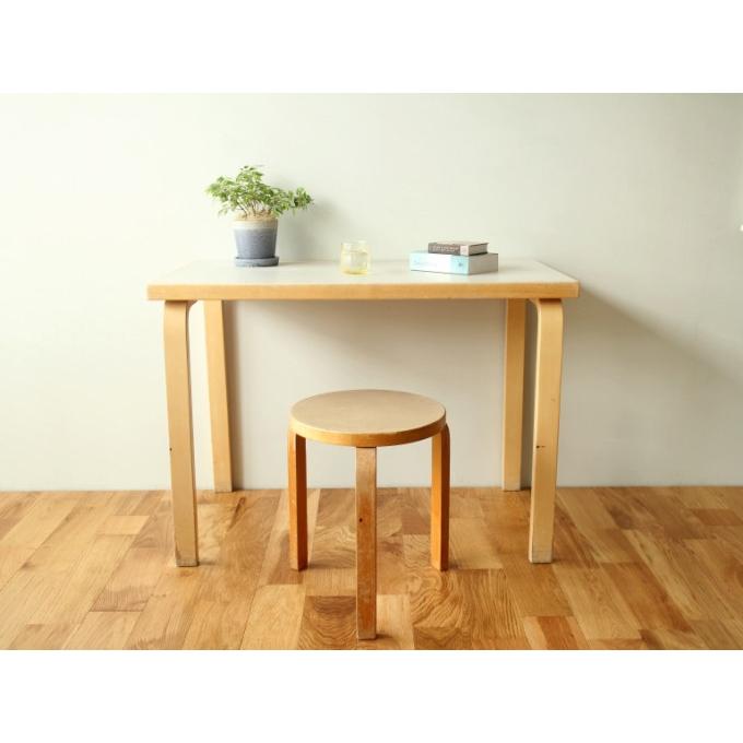 【限定価格】Alvar Aalto テーブル(ベージュラミネート)×チェア2脚 限定価格】Alvar Aalto テーブル(ベージュラミネート)×チェア2脚