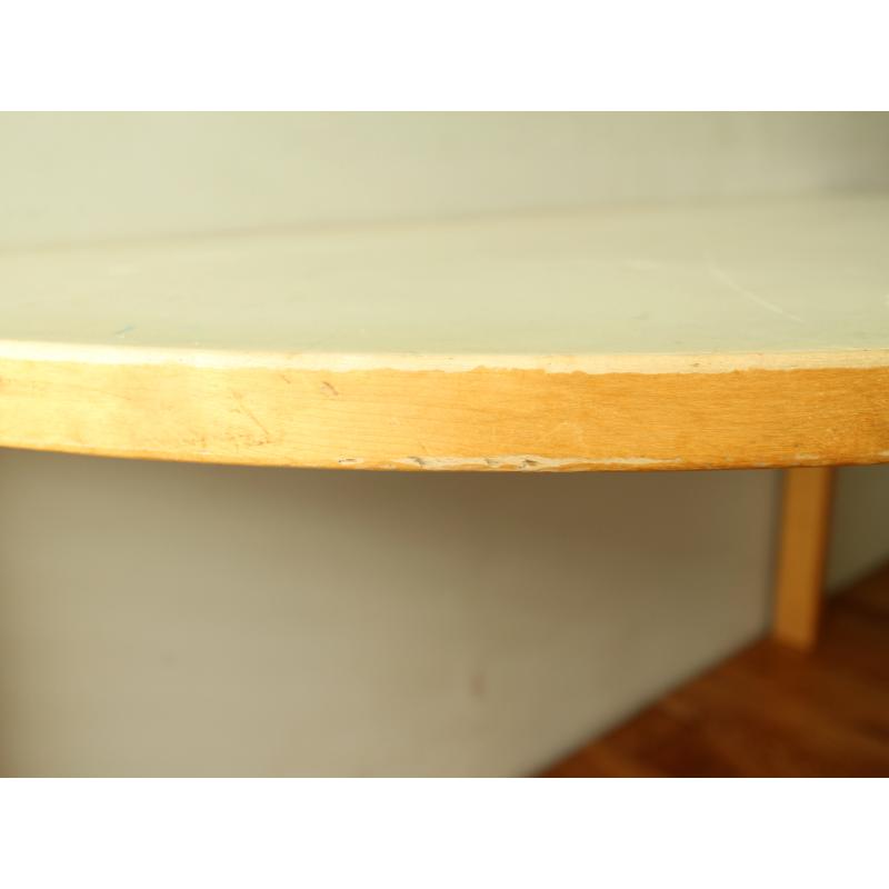 Artek Table95 半円テーブル 70s Beige lino -b / aalto アルテック｜also｜10