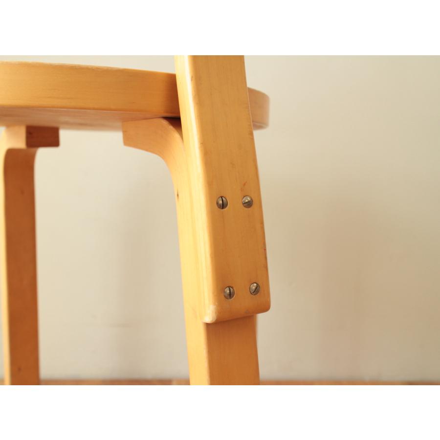 Artek Chair68 Red lino 60-70s-f｜also｜17