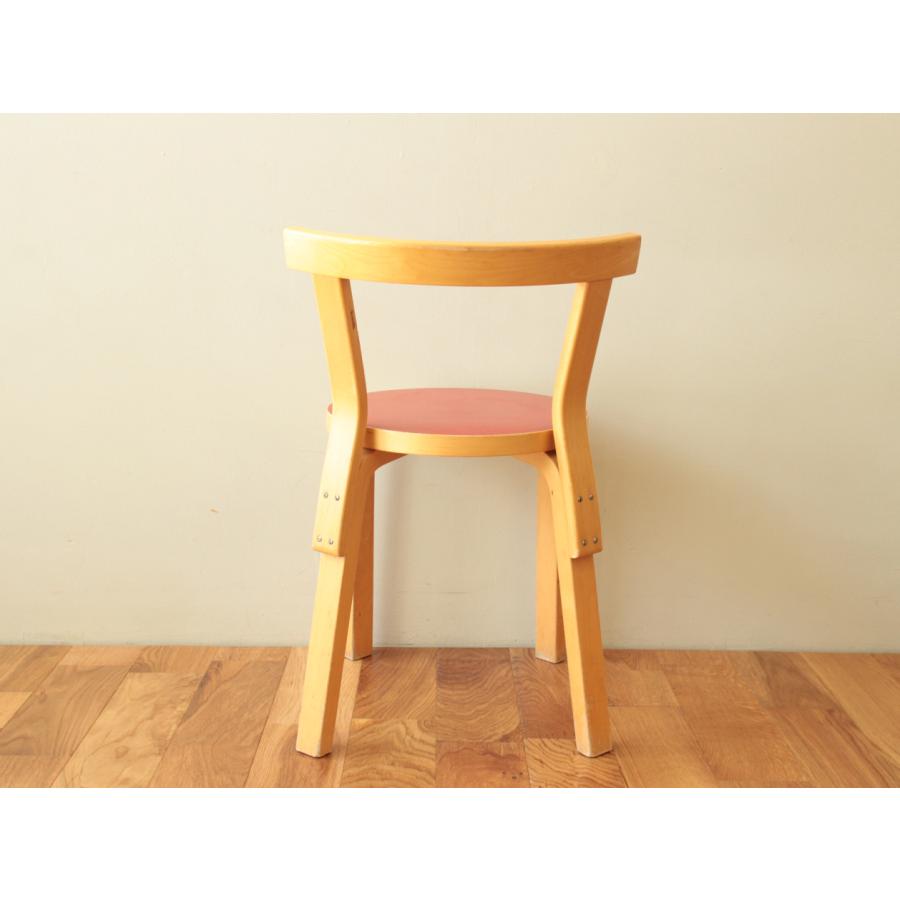 Artek Chair68 Red lino 60-70s-f｜also｜04