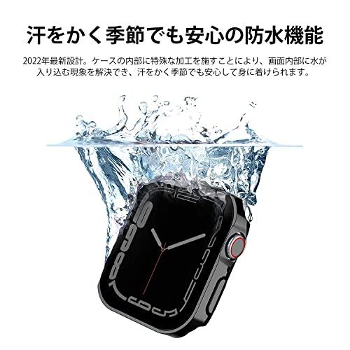 [YOFITAR] for Apple Watch バンド  防水ケース付き  45mm/44mm/41mm/40mm ステンレス製 Apple Watch 8/7/6/SE2/SE/5/4対応 アップルウォッチ 交換ベルト iWatch｜alt-mart｜03