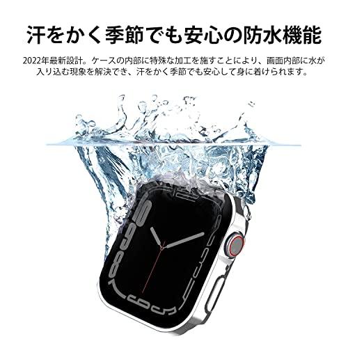 [YOFITAR] for Apple Watch バンド  防水ケース付き  45mm/44mm/41mm/40mm ステンレス製 Apple Watch 9/8/7/6/SE2/SE/5/4対応 アップルウォッチ 交換ベルト iWat｜alt-mart｜03