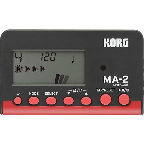 KORG(コルグ) メトロノーム MA-2 BKRD ブラックレッド 吹奏楽 ブラスバンド オーケストラ ギター 声楽 アカペラ 個人練習に最適 100時間連続稼働 軽量 コンパク｜alt-mart｜02