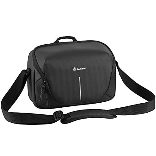 TARION カメラバッグ 軽量 コンパクト スリングバッグ ソフトキャリングケース ナイロン素材 出し入れ便利 撥水加工 一眼レフカメラ