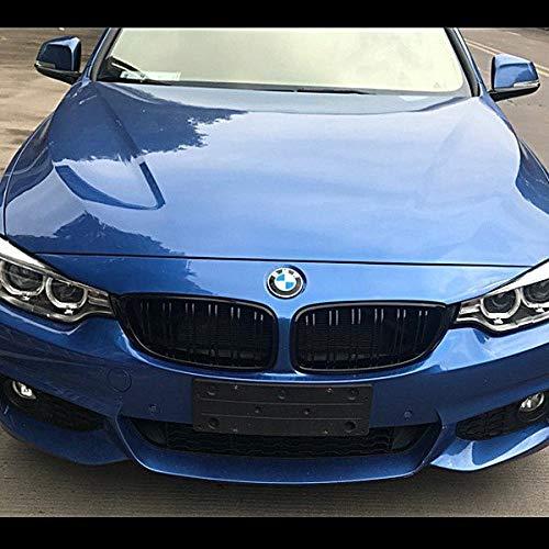 Wellvie BMW 4シリーズ キドニーグリル M4 F32 F33 F36 F80 F82 F83 Mスポーツ 互換 ロゴ付き 艶有り グロス ブラック ダブルフィン 外装パーツ カスタム ドレス｜alt-mart｜05