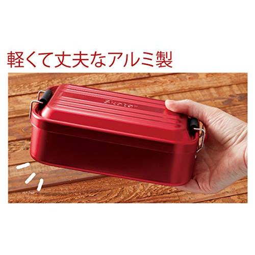 スケーター(Skater) ふわっと盛れる アルミ製 弁当箱 大容量 850ml 男性 ブラック AFT8B｜alt-mart｜05