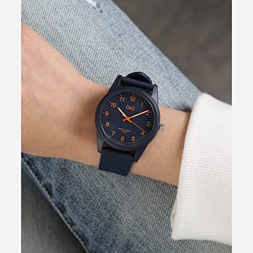 [シチズン Q&Q] 腕時計 アナログ 防水 ウレタンベルト VS40-012 ネイビー｜alt-mart｜02