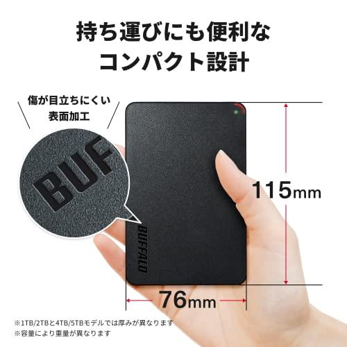 BUFFALO ミニステーション USB3.1(Gen.1)/USB3.0用ポータブルHDD 5TB HD-PCFS5.0U3-GBA M1229742396(10904円)