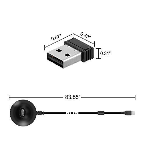 CooSpo ANT* USB ドングル USB送信機受信機 Zwift/Wahoo Kickr/TacXなど 対応互換 延長ワイヤー付き｜alt-mart｜03