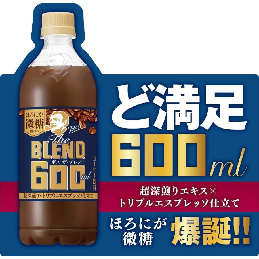 【セール】「24本」ボス　ザ・ブレンド　ほろにが微糖　600ml×24本×1箱　サントリー　The BLEND｜alt111｜06