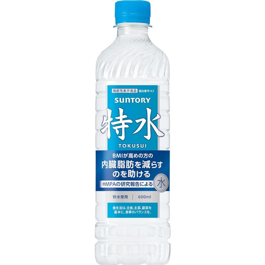 【セール】「24本」 特水 サントリー 600ml×24本×1箱 機能性表示食品 ペットボトル 水（Yahoo!・アルトレーダーショッピング）