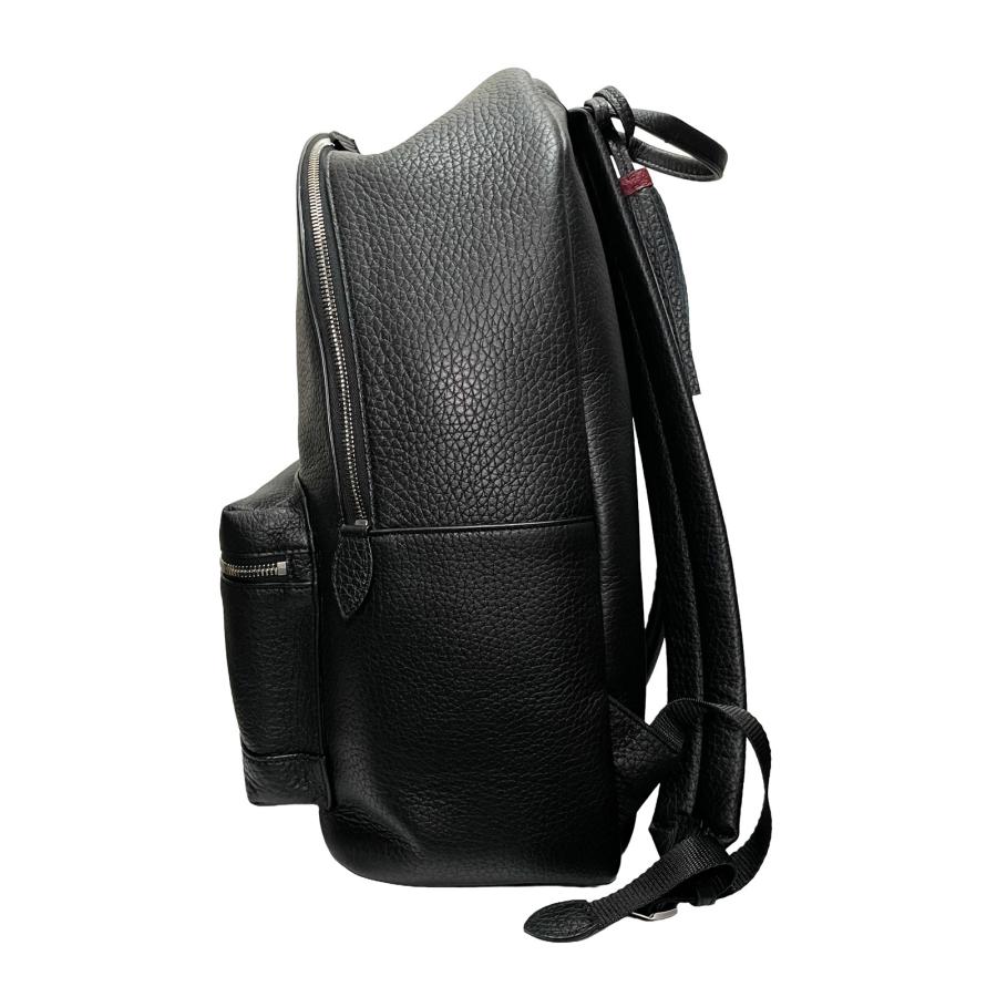 ACATE アカーテ バッグ メンズ / URBANO BLACK ウルバーノ シュリンクレザー バックパック ブラック / リュックサック イタリア ビジネス カジュアルの画像
