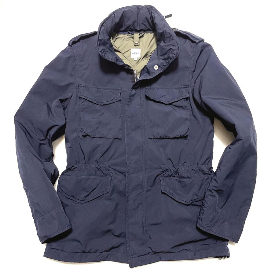 ASPESI アスペジ M65 / MINI FIELD JACKET 日本別注 Thermore デタッチャブルライナー M-65  ミリタリーブルゾン / メンズ イタリア フィールドジャケット