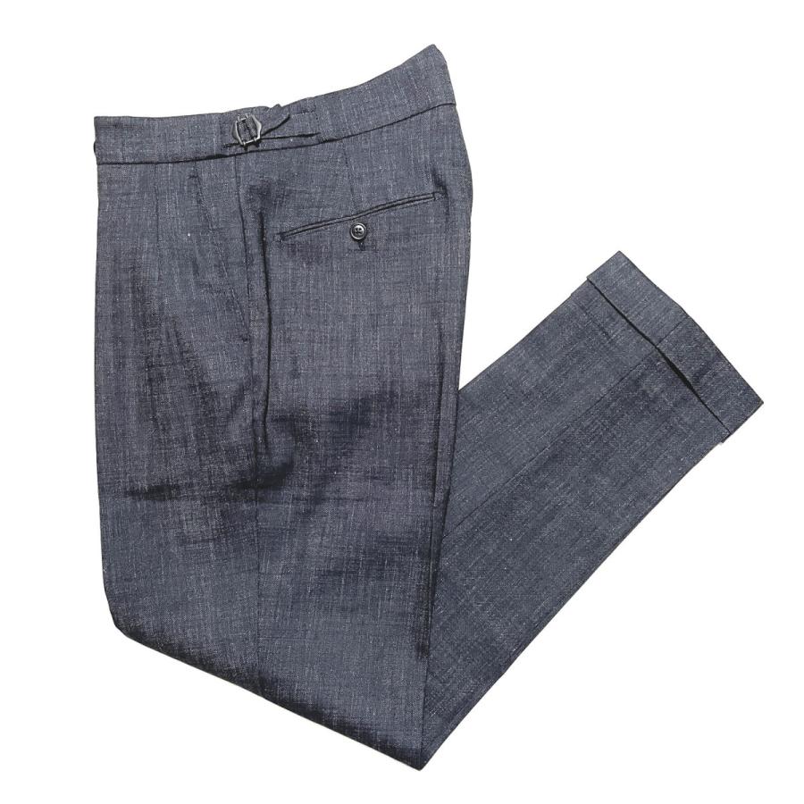 BERWICH ベルウィッチ　スコッチ　綿麻ストレッチパンツ　デニム　48 新品 BERWICH（ベルウィッチ） SCOTCH スコッチ ウールリネンコットン