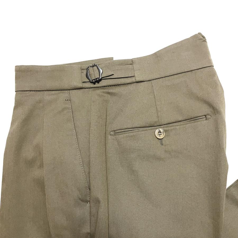 【美品】BERWICH SCOTCH ストレッチコットン2プリーツパンツ　ICE B.R.ONLINE - Style Web Magazine & Online Shop | ビー・アール