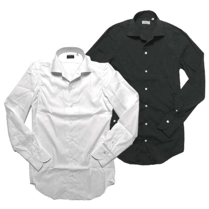 Finamore フィナモレ Capri Elba カプリ エルバ ストレッチブロード ワンピースカラーシャツ Capri Elba C0033 12 Alta Sotto 通販 Yahoo ショッピング