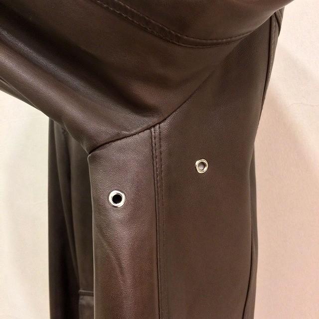 動作確認 Delan デラン/ディラン ROCCO COFFEE A-2タイプ レザーブルゾン ブラウン 【VQ1740126637】(60720円)