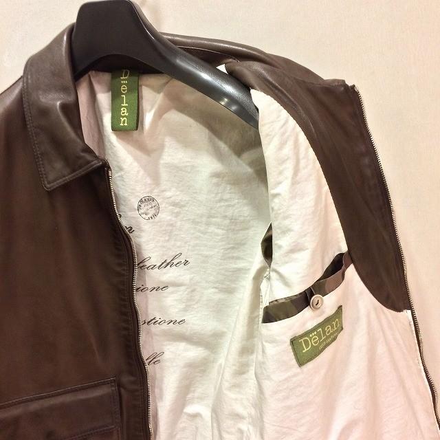動作確認 Delan デラン/ディラン ROCCO COFFEE A-2タイプ レザーブルゾン ブラウン 【VQ1740126637】(60720円)