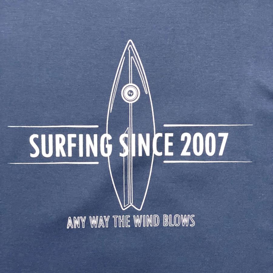 eleventy イレブンティ メンズ Ｔシャツ / SURFING SINCE 2007 プリントＴシャツ ホワイト ネイビー | eleventy | 08