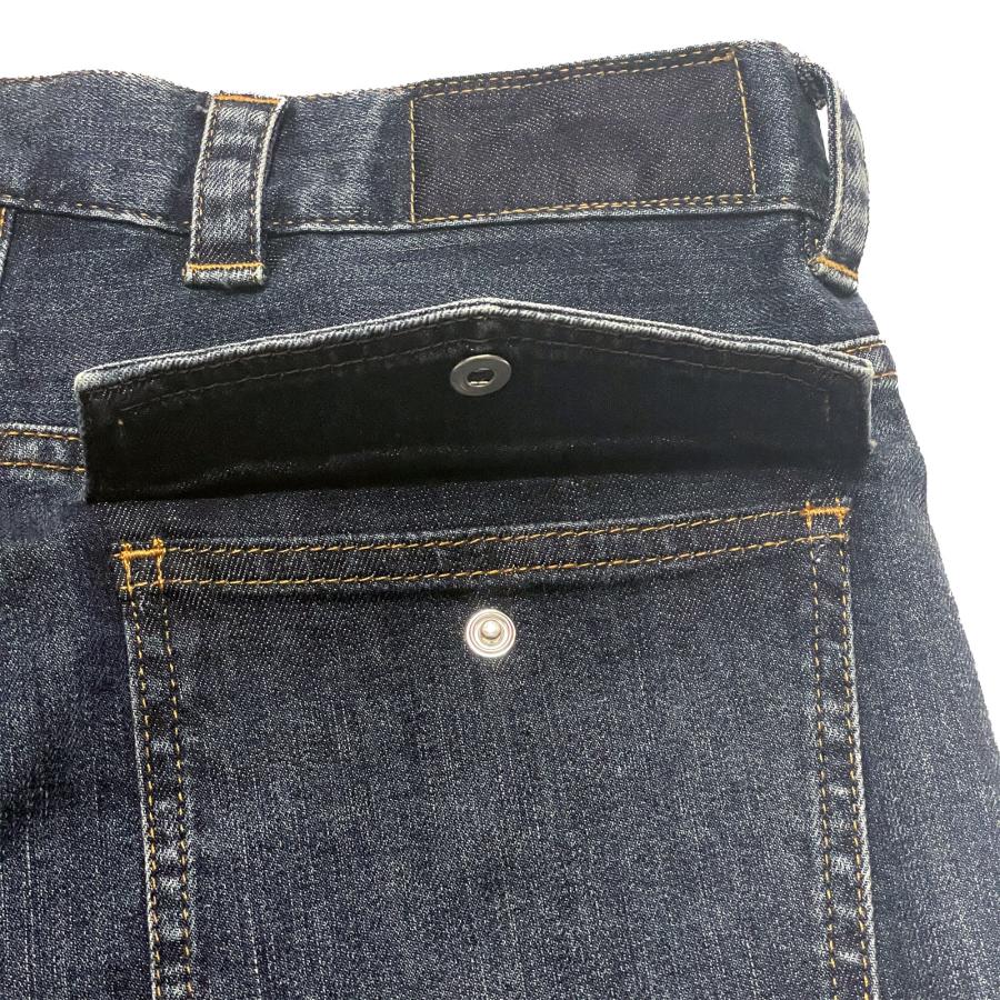 eleventy イレブンティ メンズ パンツ / ストレッチデニム ベイカーパンツ インディゴブルー / イタリア デニム ワークパンツ 40代 50代 | eleventy | 07