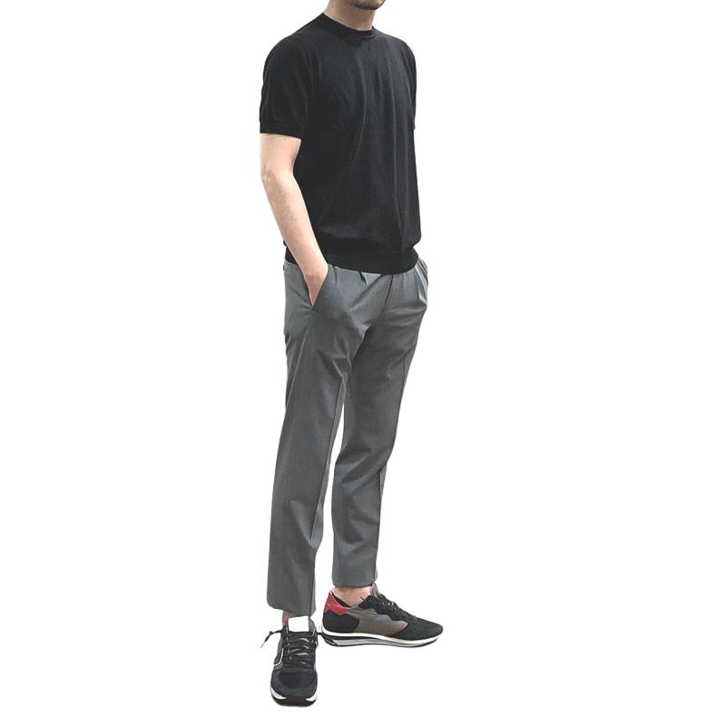 eleventy イレブンティ 製品洗い コットン ニットＴシャツ / メンズ イタリア スウェット | eleventy | 11