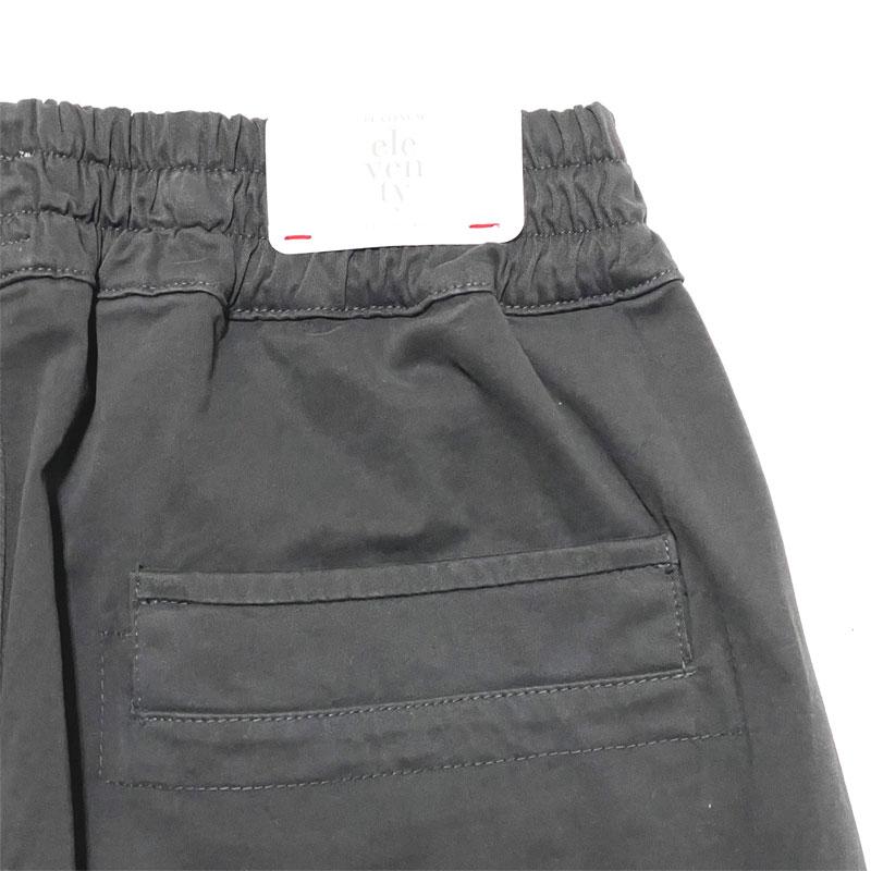 eleventy イレブンティ メンズ パンツ / バイオウォッシュ コットンストレッチ ウエストシャーリング イージーワークパンツ ダークグレー / イタリア 59171005 | eleventy | 10