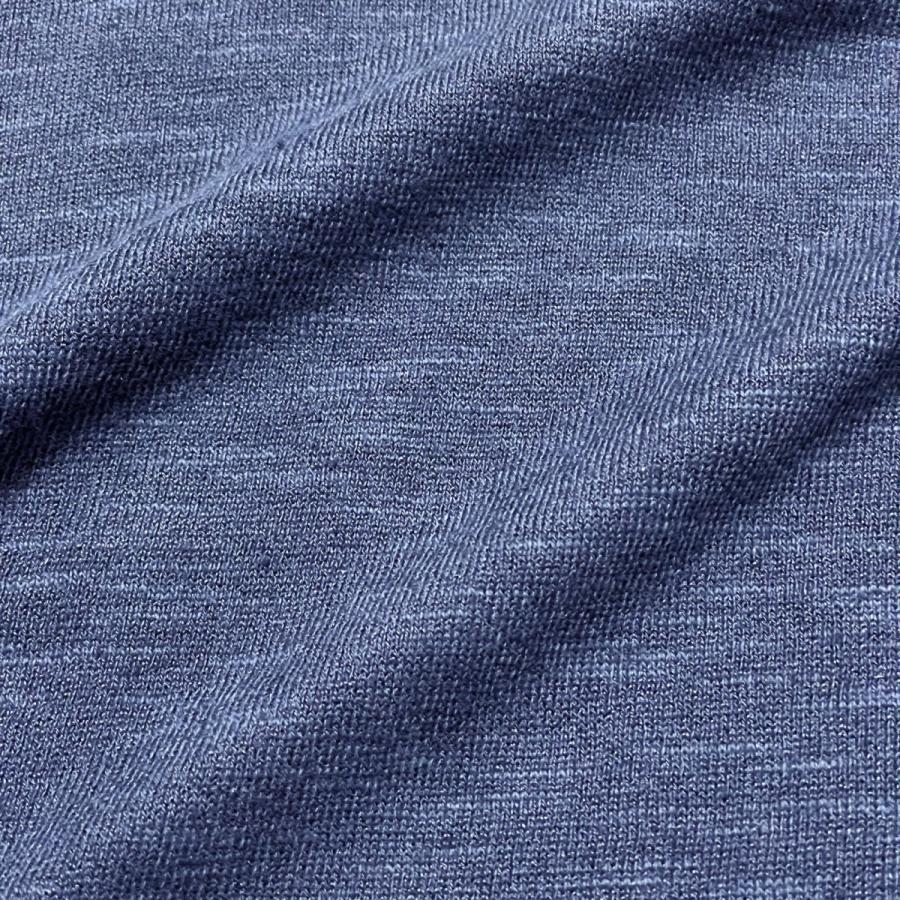 eleventy イレブンティ リネンコットン スウェットライク クルーネック ニットＴシャツ / メンズ イタリア ブランド 半袖 丸首 | eleventy | 03