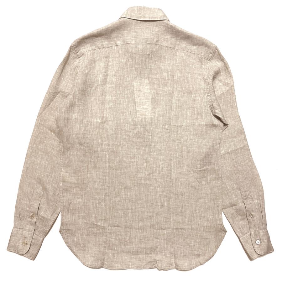 eleventy イレブンティ メンズ シャツ / リネン カッタウェイカラー プルオーバーシャツ グレー ベージュ / イタリア 長袖 麻 春 夏 40代 50代 / 63759002 | eleventy | 10