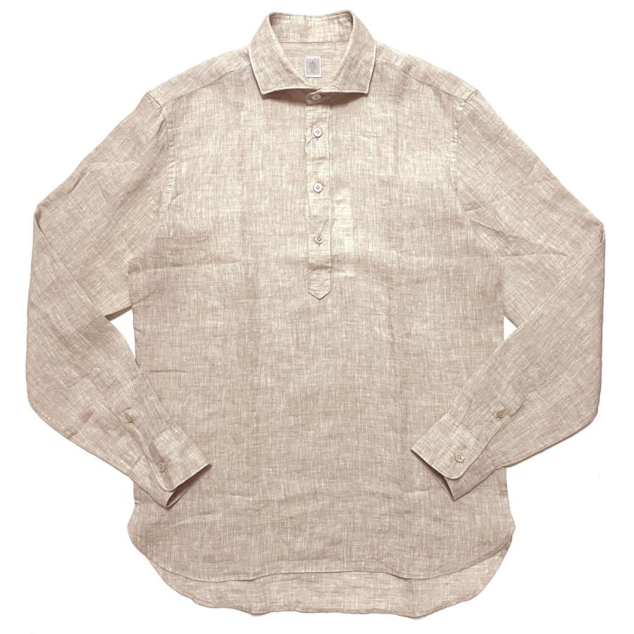セール】【40%OFF】eleventy イレブンティ リネン カッタウェイカラー