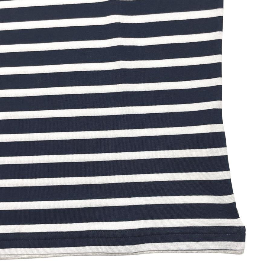 eleventy イレブンティ メンズ Ｔシャツ / フェイクレイヤード マリンボーダー クルーネックＴシャツ ネイビー ホワイト / イタリア 半袖 丸首 | eleventy | 03