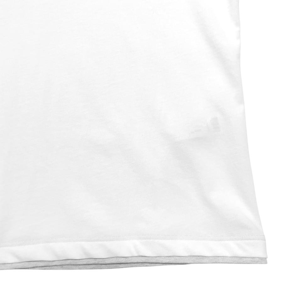 eleventy イレブンティ フェイクレイヤード スタンドカラー ハーフジップＴシャツ / メンズ イタリア ブランド 半袖 無地 重ね着 | eleventy | 06