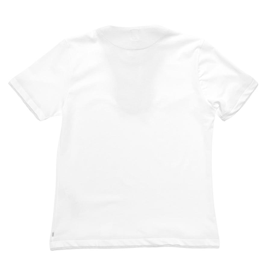 eleventy イレブンティ フェイクレイヤード スタンドカラー ハーフジップＴシャツ / メンズ イタリア ブランド 半袖 無地 重ね着 | eleventy | 07